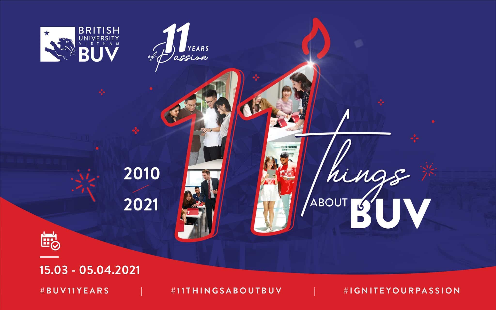 11 Things About BUV- Join this mini-game to cheers for BUV 11 years of passion