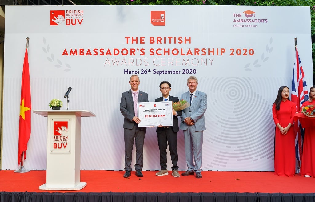 The first winners of the British Ambassador Scholarship