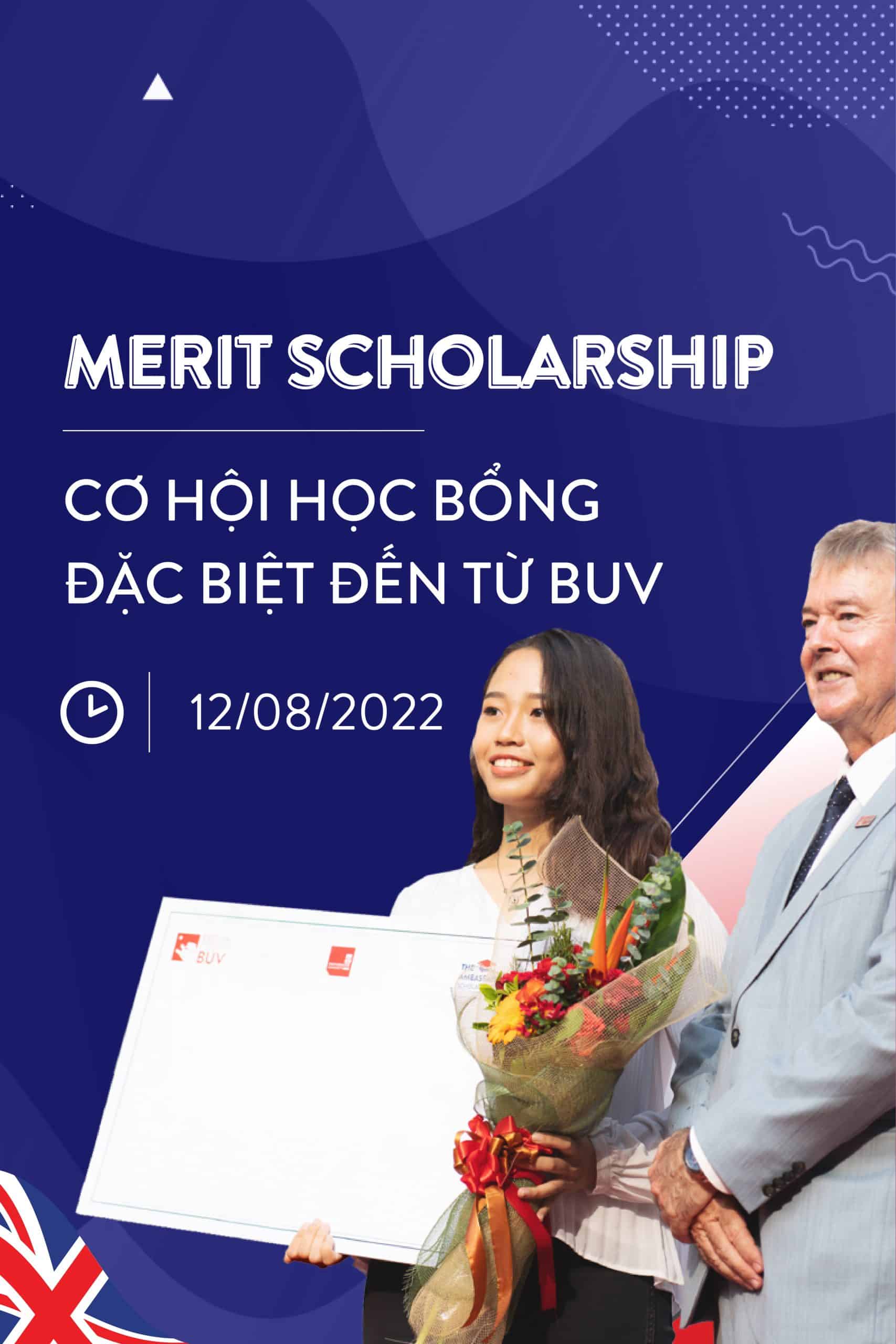 BUV chính thức mở đơn ứng tuyển Merit Scholarship – cơ hội Học bổng mới dành cho Học sinh Xuất sắc