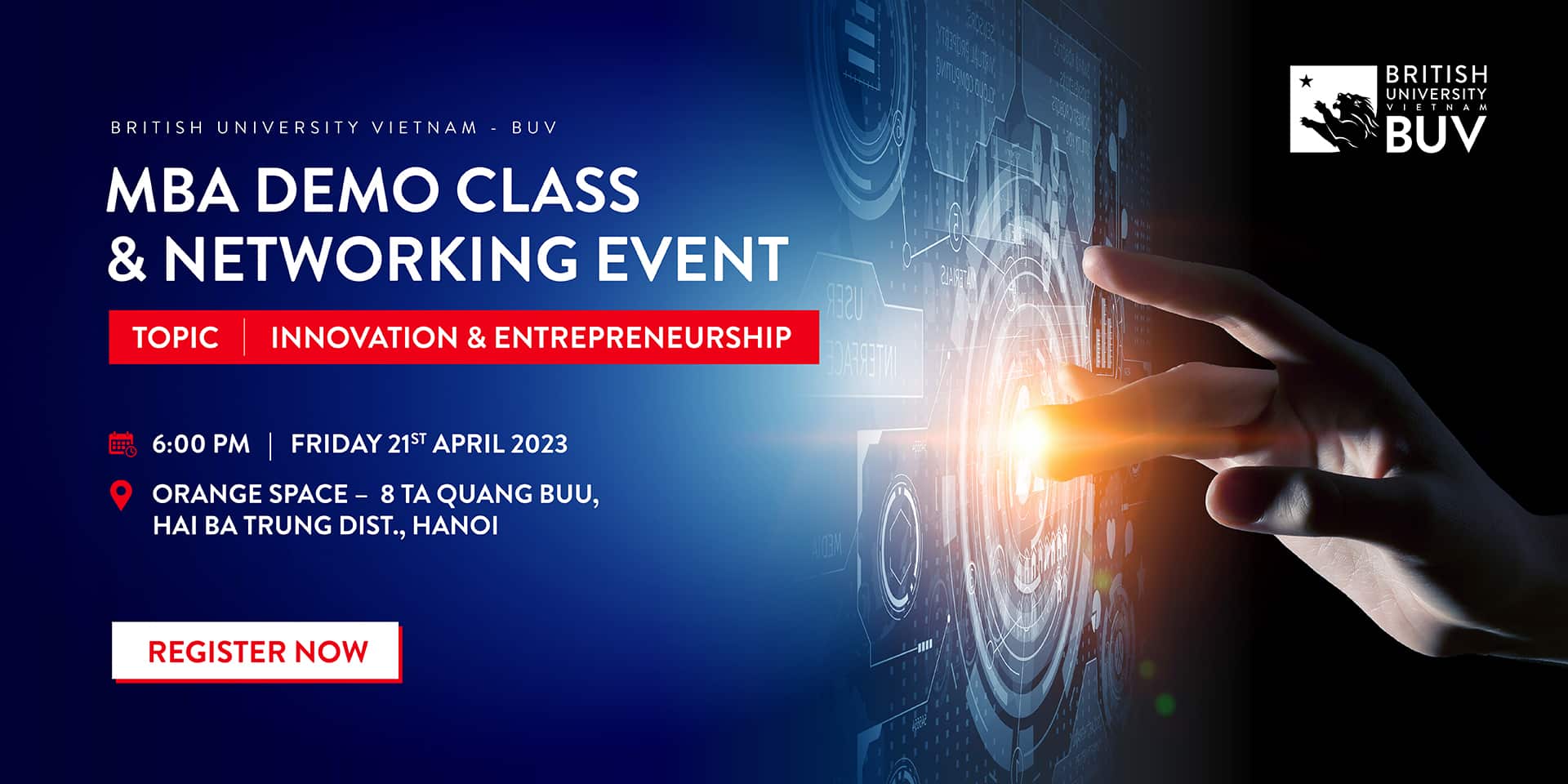 Sự kiện trải nghiệm MBA & Mở rộng kết nối