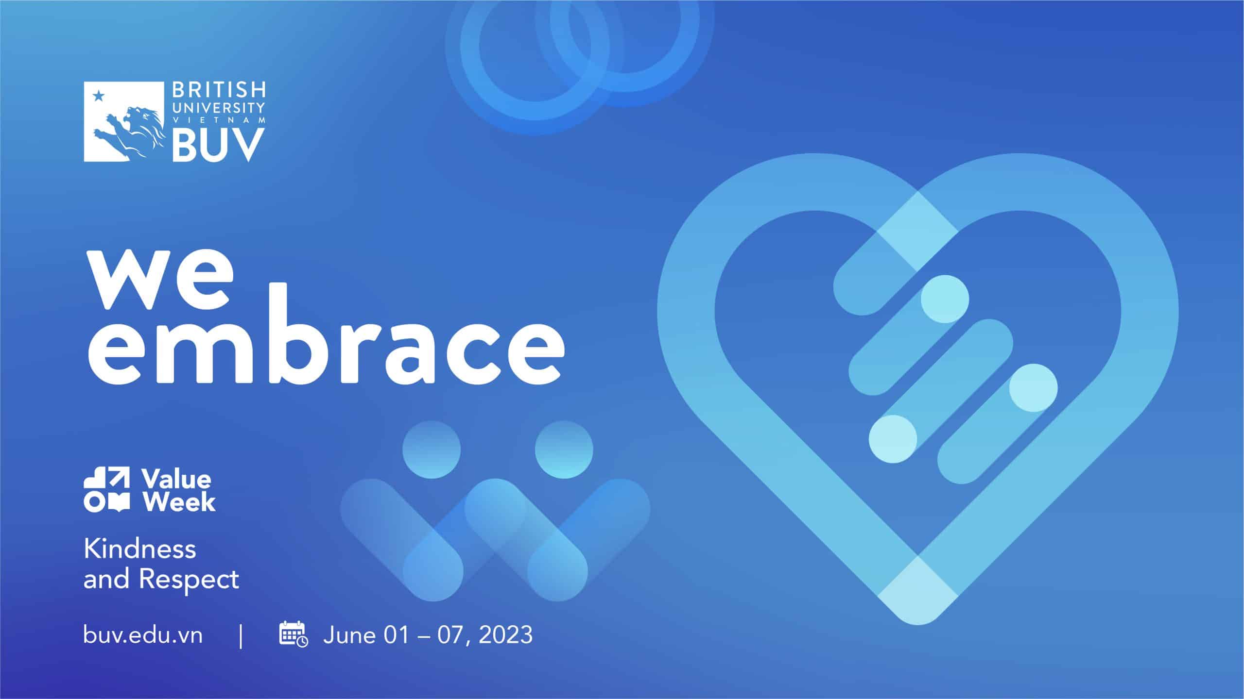 #WEEMBRACE TIKTOK CHALLENGE: CÙNG BUV LAN TỎA TINH THẦN TỬ TẾ VÀ TÔN TRỌNG!