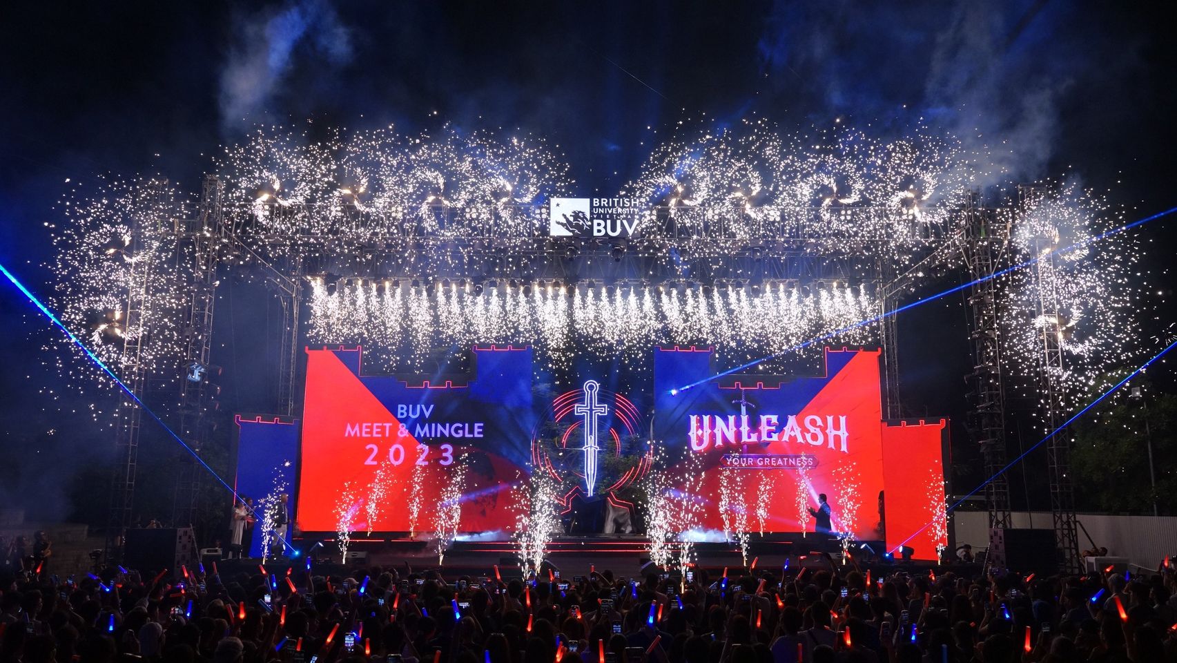 Vũ Cát Tường, JustaTee, and tlinh ignited the stage at BUV Meet & Mingle 2023 – Unleash Your Greatness