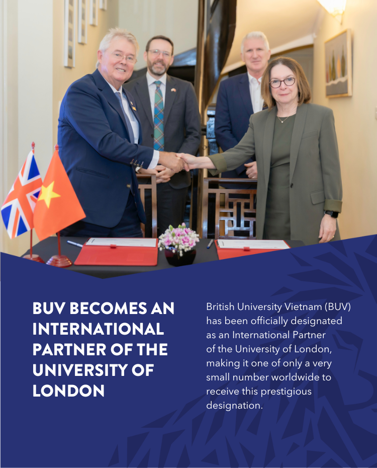 British University Vietnam named as an International Partner of the University of London